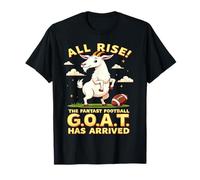 All Rise The Fantasy Football Goat Has Arrived Men Women Camiseta