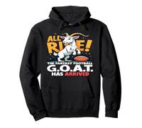 All Rise The Fantasy Football Goat Has Arrived Men Women Sudadera con Capucha