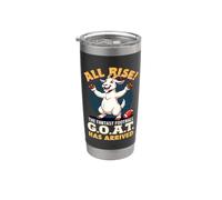 All Rise The Fantasy Football GOAT Has Arrived Men Women Vaso térmico de acero inoxidable de doble pared