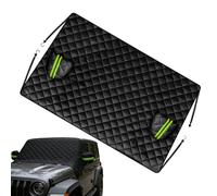 All-Season Windshield Protector - Thickened Windproof Cover, Waterproof Material with Secure Attachment, Ice Protection with Heat-Reflective Layer, Outdoor Cover Resistant, Snow Shield for Cold Freeze
