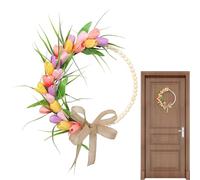 All Seasons Floral Wreath for Front Door, Artificial Garland, Decorative Multi-Purpose Garland, Spring Summer Door Wreath, Summer Garlands for Doors Wall Indoor Outdoor Décor (40cm)