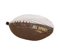 ALL SPORT VINTAGE - Neceser con balón de rugby - La Pastel - Personalizable - Piel de vaca - Cosido a mano - Marca francesa, Multicolor pastel, La Pastel, Multicolor Pastel, El Pastel
