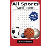 All Sports Word Search: Word Search | Stress Free Time | For Roadtrips | Sports games | Easy to Read | Sports Themed Word Searches to Keep Your Brain Sharp | All Sports.