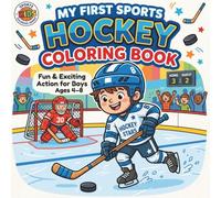 All-Star Sports: Ice Hockey Coloring Book for Boys Ages 4-8: Fun and Easy Hockey Coloring Pages for Kids Who Love Skating, Scoring, and Big Saves (All-Star Sports Coloring Books for Boys Ages 4-8)