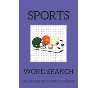 All-Star Sports Word Search: Word Searches with Easy to Read Print about Sports, Athletics & Games | 6x9 inches, 110 pages | 50+ Puzzles… Gift for Vacations, Holidays and Free Time.
