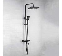 All Termostato de Cobre Tres velocidades European Black Shower Booster con elevación Libre Instalación fácil Hermosa práctica