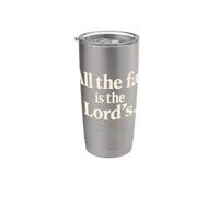 All The Fat is The Lord's Leviticus 3:16 Christian Humor Vaso térmico de acero inoxidable de doble pared
