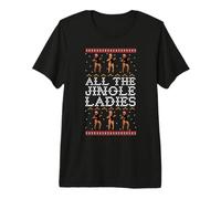 All The Jingle - Camiseta Divertida de Navidad para Mujer Camiseta Premium