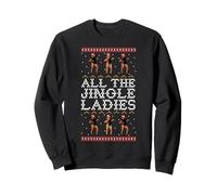 All The Jingle - Camiseta Divertida de Navidad para Mujer Sudadera