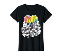 All The Pretty Girls Walk Like This Softball Girl Lover tee Camiseta
