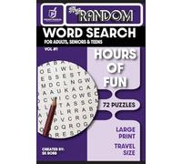All the Random™ Pocket Puzzles Word Search Vol #1: Large Print Travel Size Word Search Book for Adults, Seniors & Teens (All the Random™ Word Search Puzzles)
