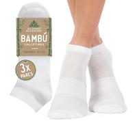 All Things Accessory 3 Pares de Calcetines de Bambú para Mujer - Transpirables, Antibacterianos, Antiodor, Absorben la Humedad, Talla EU 37-42