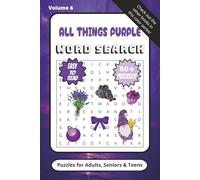 All Things Purple: All Things Purple Word Search Book (All Things Color Word Searches)