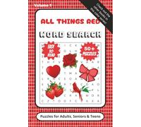 All Things Red: All Things Red Work Search Book (All Things Color Word Searches)