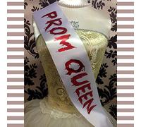 All Tied Up UK Ltd - PROM QUEEN SASH Pageant Beauty Queen Halloween Fancy Dress Outfit Cheap Costume