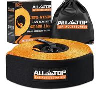 all-top 4 x 4 Epic Accessory Kit de herramienta de recuperación con naranja 4 "x 20 ', 33000lbs capacidad recuperación correa Snatch, D anillo grillete, un compacto bolsa de recuperación