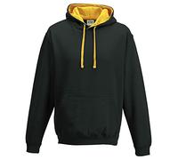 All We Do Is Just Hoods Varsity - Sudadera con Capucha Negro/Dorada XX-Large