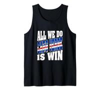 All We Do Is Win Love Cabo Verde Bandera Día de la Independencia Camiseta sin Mangas