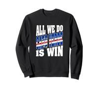 All We Do Is Win Love Cabo Verde Bandera Día de la Independencia Sudadera