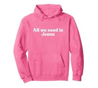 All We Need Is Jesus, God Christian Faith Worship Religious Sudadera con Capucha