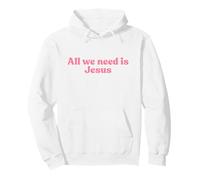 All We Need Is Jesus, God Christian Faith Worship Religious Sudadera con Capucha