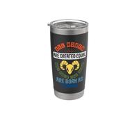 All Women Are Born As Aries Zodiac March April Birthday Vaso térmico de acero inoxidable de doble pared