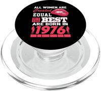 All Women Are Born In 1976 50 Years Old Funny 50th Birthday PopSockets PopGrip para MagSafe