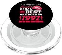 All Women Are Born In 1992 34 Years Old Funny 34th Birthday PopSockets PopGrip para MagSafe
