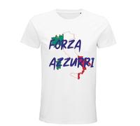 All You Can Tee Forza Azzurri Bianca Camiseta, Color Blanco, X-Large Unisex Adulto