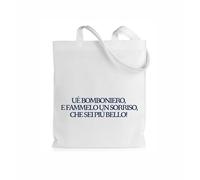 All You Can Tee Maura Bloom Oficial Product, Tote Bag Bombonero Blanco, Color blanco., Talla única, Moderno