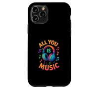 All You Is Music DJ Lover Beat Makers Productor Musical para Hombre Carcasa para iPhone 11 Pro
