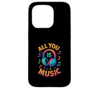 All You Is Music DJ Lover Beat Makers Productor Musical para Hombre Carcasa para iPhone 15 Pro