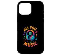 All You Is Music DJ Lover Beat Makers Productor Musical para Hombre Carcasa para iPhone 16 Pro MAX