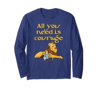 All You Need Is Courage - Camiseta Divertida del Mago de Oz Manga Larga
