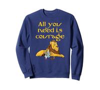 All You Need Is Courage - Camiseta Divertida del Mago de Oz Sudadera