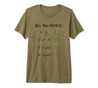 All You Need Is Love and Math Camiseta Premium