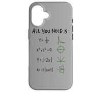 All You Need Is Love And Math Carcasa para iPhone 16