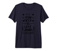 All You Need Is Love and Sunshine, Inspirational Positive Camiseta Premium