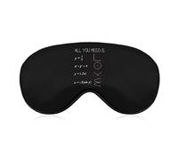 All You Need is Love Math Formula Eye Mask con correa ajustable para hombres y mujeres Night Sleeping Travel Siesta
