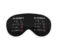 All You Need is Love Math Funny Sleep Eye Mask Soft Blindfold Eye Cover con correa ajustable Night Eyeshade para hombres y mujeres
