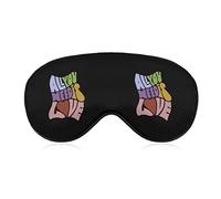 All You Need is Love Soft Eye Mask Cover Sombreado eficaz Blindfold Comfort Sleep Mask con correa elástica ajustable