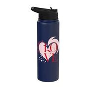 All You Need Is Love Stainless Steel Insulated Water Bottle