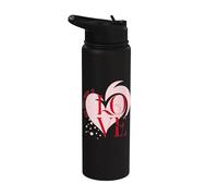 All You Need Is Love Stainless Steel Insulated Water Bottle