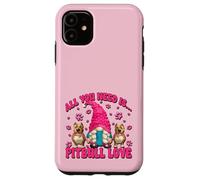 All You Need Is Pitbull Love Dog Mama GNOME For Pittie Mom Carcasa para iPhone 11
