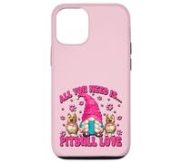 All You Need Is Pitbull Love Dog Mama GNOME For Pittie Mom Carcasa para iPhone 12/12 Pro