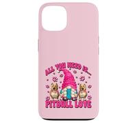 All You Need Is Pitbull Love Dog Mama GNOME For Pittie Mom Carcasa para iPhone 13