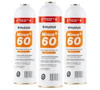 ALL4SALE HyChill Minus 60 Refrigerante Técnico Orgánico - Envase Desechable 995 ml - 350gr Carga Neta - Uso Profesional - para Aplicaciones de climatización y refrigeración (3 ENVASES)