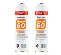 ALL4SALE HyChill Minus 60 Refrigerante Técnico Orgánico - Envase Desechable 995 ml - 350gr Carga Neta - Uso Profesional - para Aplicaciones de climatización y refrigeración (2 ENVASES)