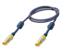 All4u bbfh1-2l blue series high end - cable de metal dorado (con 2 con