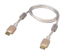 All4u bc 198 - cable hdmi transparente (conector macho hdmi de 19 pine